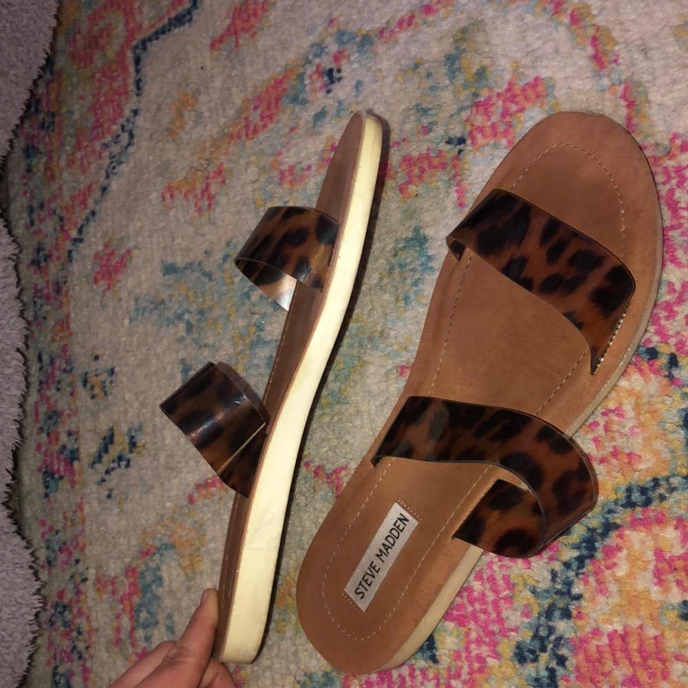 Steve Madden Sandals Tortoise Shell - image 3